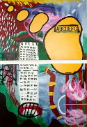 Yasser Musa Painting - ABCDEFG